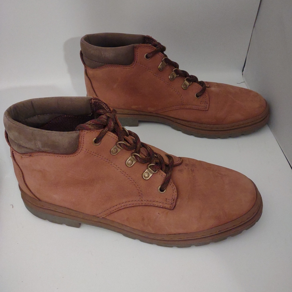 Capezio Sport Womens 10M Light Brown Leather Ankle Hiking Sneaker Boots Vintage